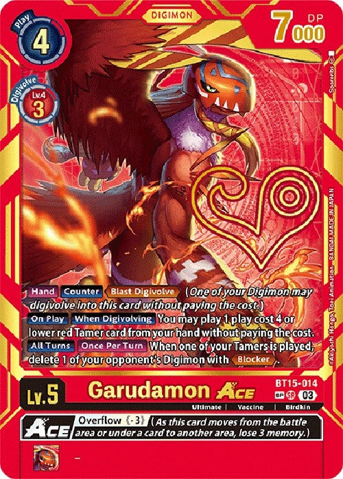 Image for Garudamon ACE (Special Rare) (BT15) (15014)