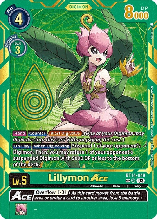 Image for Lillymon ACE (Special Rare) (BT15) (14049)