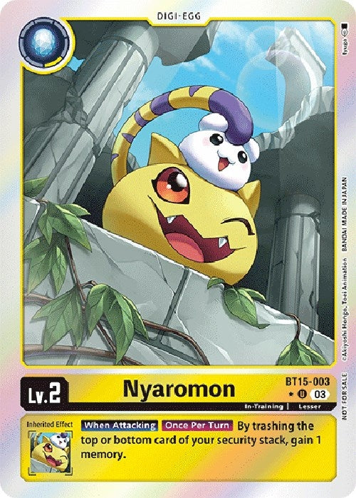 Image for Nyaromon (Exceed Apocalypse Box Promotion Pack) - Digimon Card Game