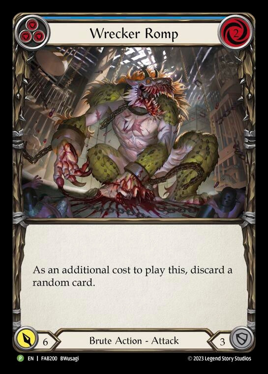 Image for Wrecker Romp (Blue) - FAB200 (Flesh and Blood: Promo Cards) (FAB200) - Flesh and Blood TCG