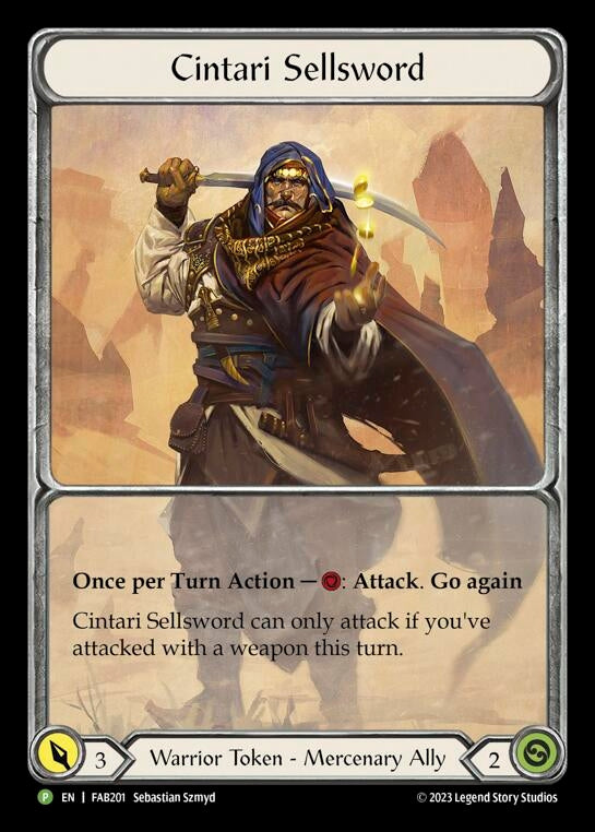 Image for Cintari Sellsword - FAB201 (Flesh and Blood: Promo Cards) (FAB201) - Flesh and Blood TCG