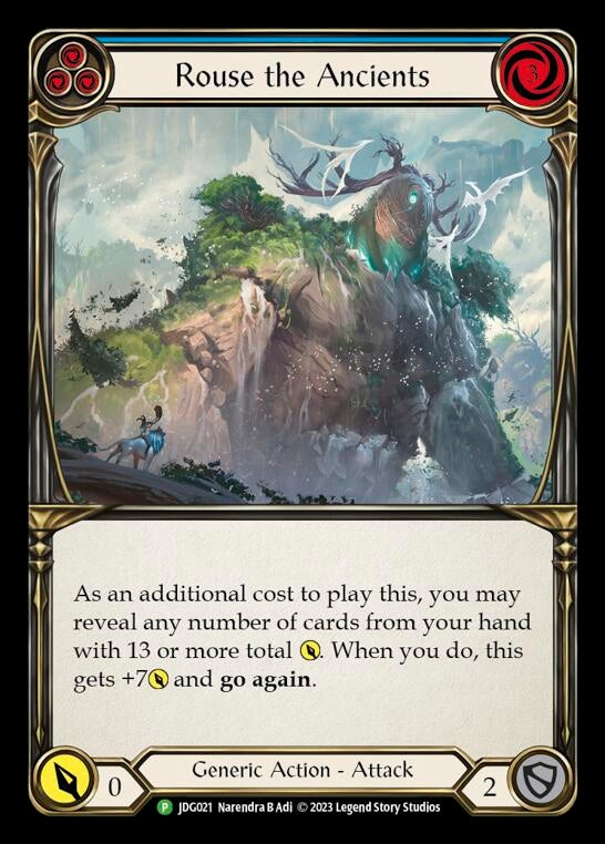 Image for Rouse the Ancients - JDG021 (Flesh and Blood: Promo Cards) (JDG021) - Flesh and Blood TCG