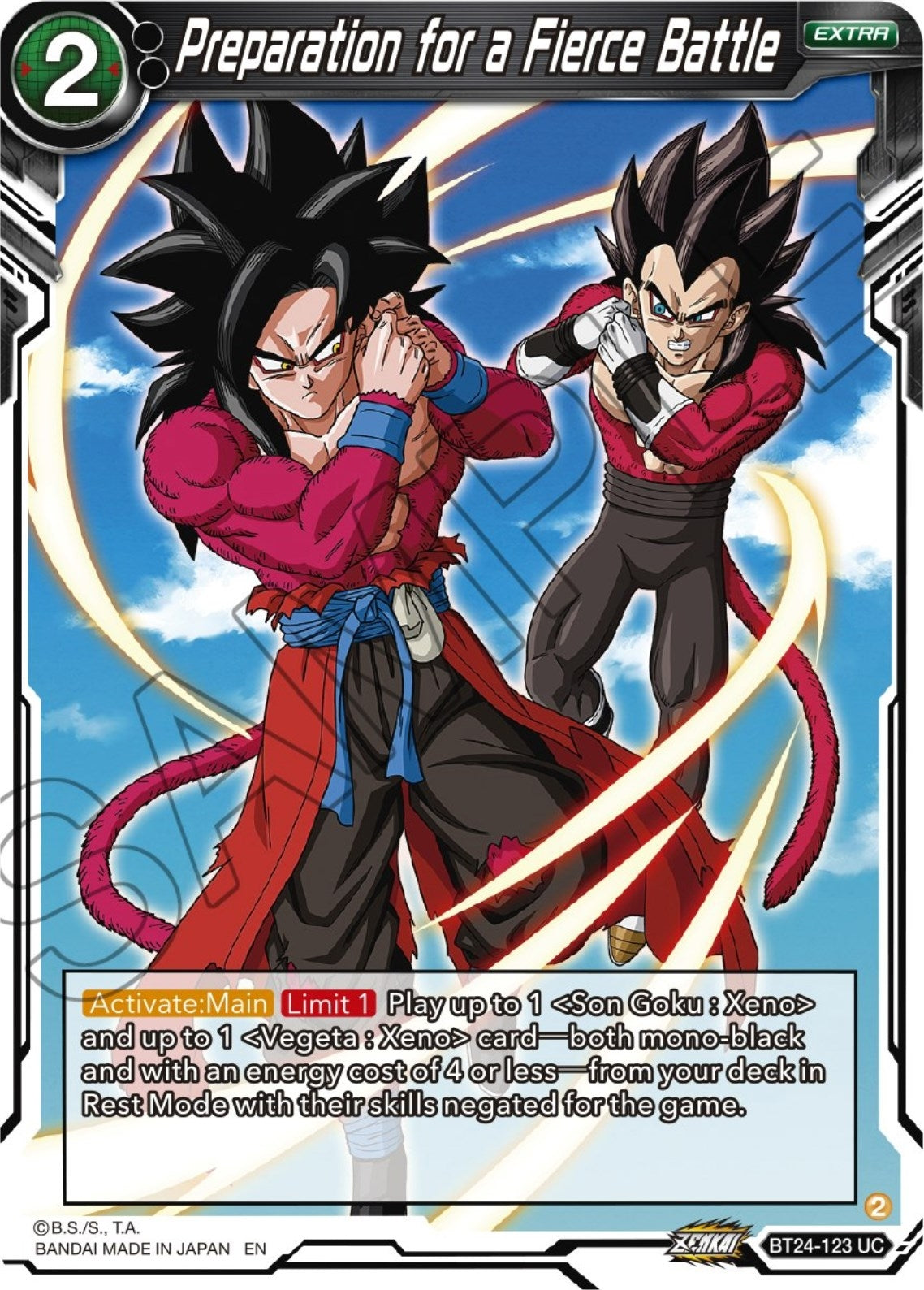 Image for Preparation for a Fierce Battle (Beyond Generations) (BT24-123) - Dragon Ball Super: Masters