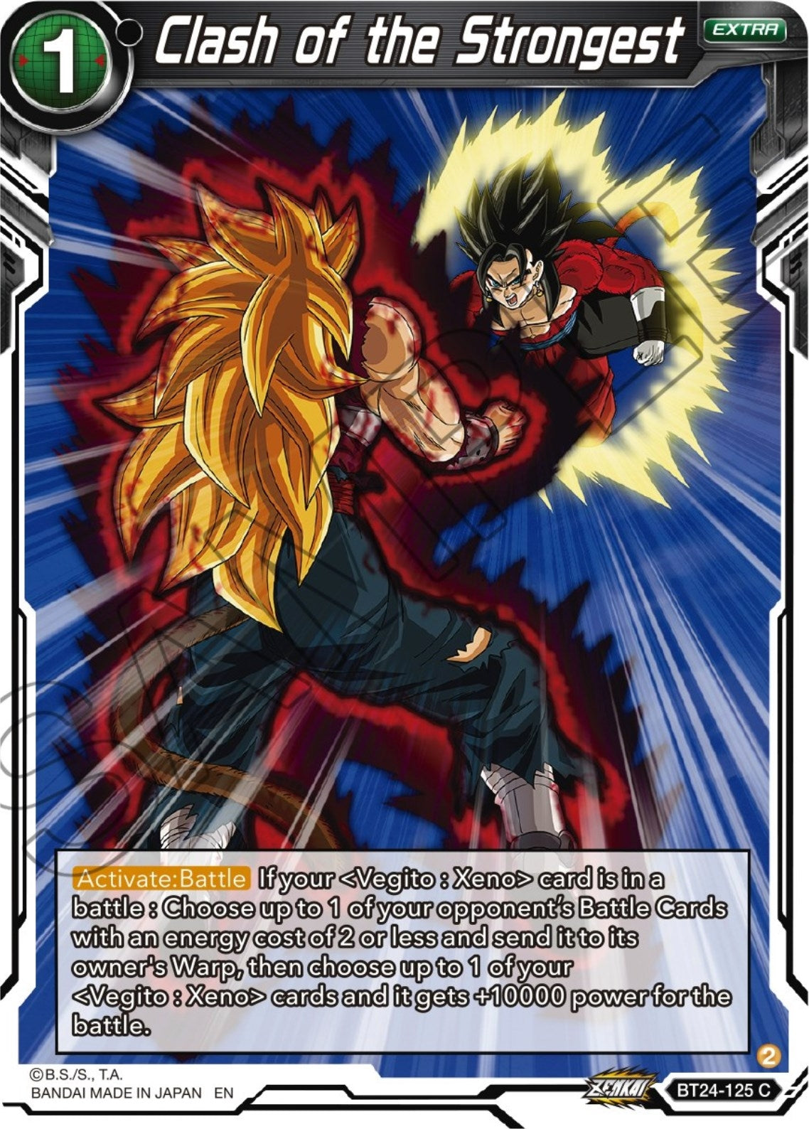 Image for Clash of the Strongest (Beyond Generations) (BT24-125) - Dragon Ball Super: Masters