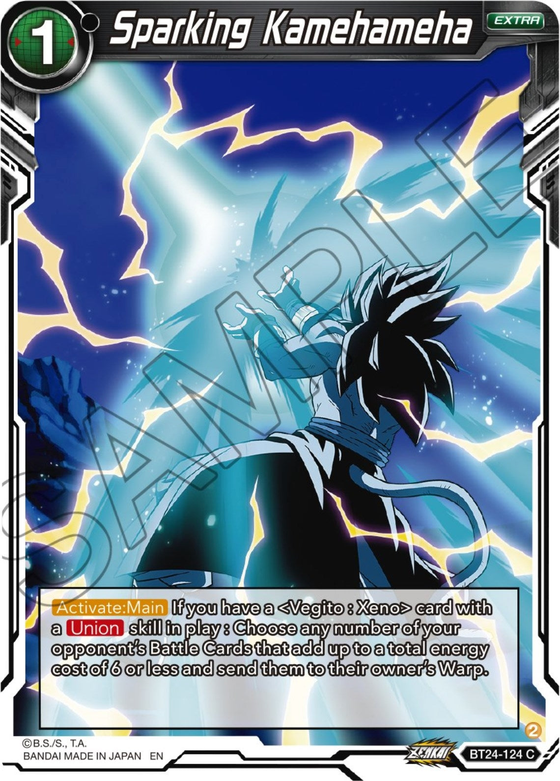 Image for Sparking Kamehameha (Beyond Generations) (BT24-124) - Dragon Ball Super: Masters