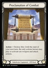Image for Proclamation of Combat - JDG025 (Flesh and Blood: Promo Cards) (JDG025) - Flesh and Blood TCG