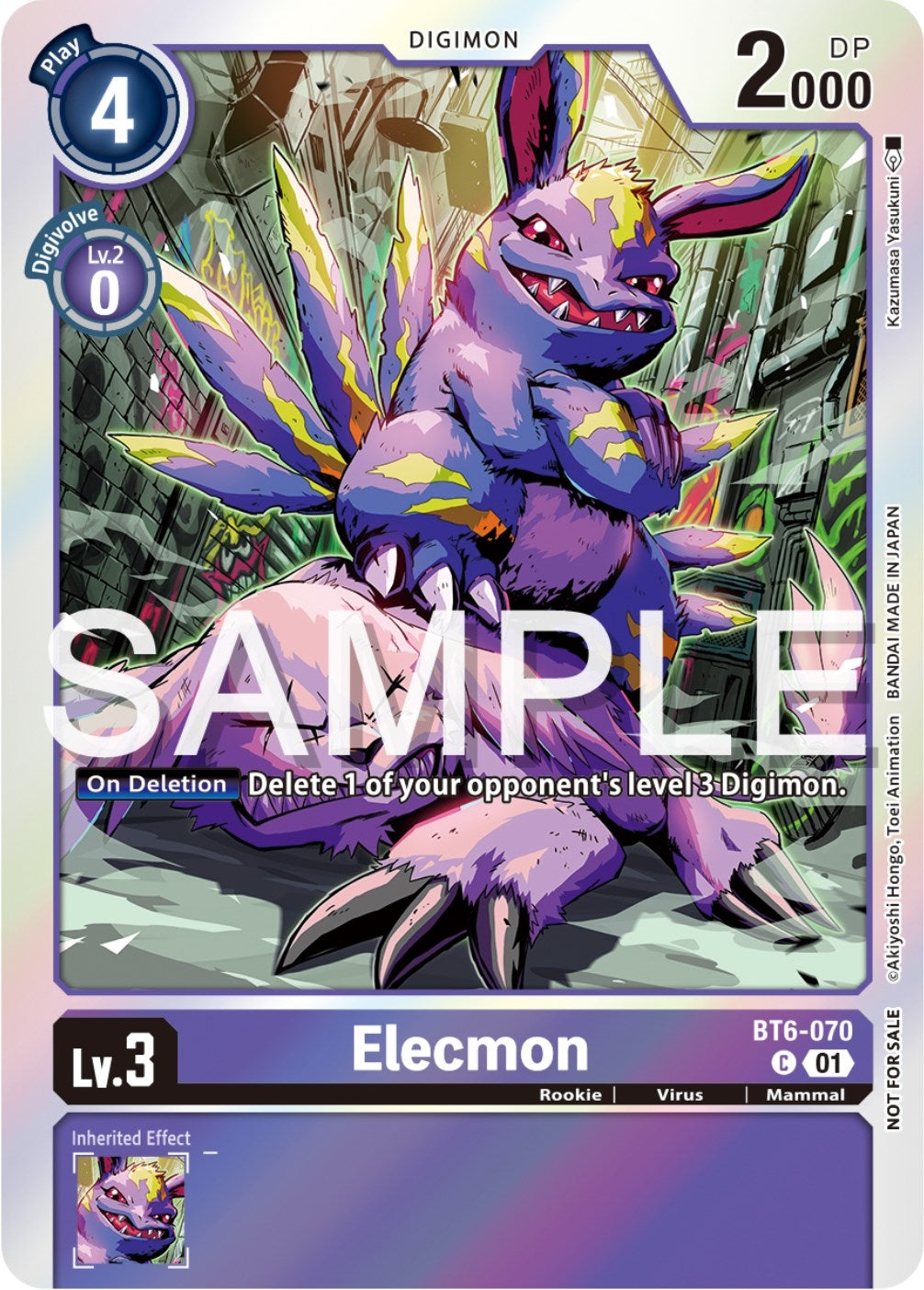 Image for Elecmon (Official Tournament Pack Vol.12) (BT06) (6070)