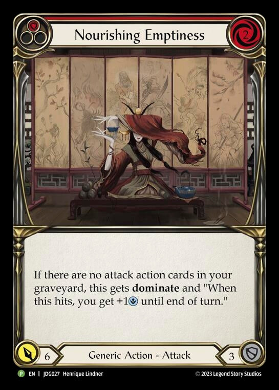 Image for Nourishing Emptiness - JDG027 (Flesh and Blood: Promo Cards) (JDG027) - Flesh and Blood TCG