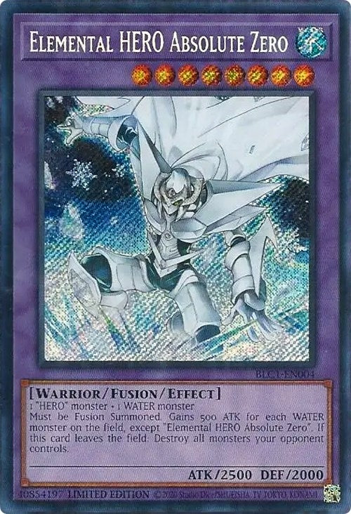 Image for Elemental HERO Absolute Zero (Battles of Legend: Chapter 1) (BLC1-EN004) - YuGiOh
