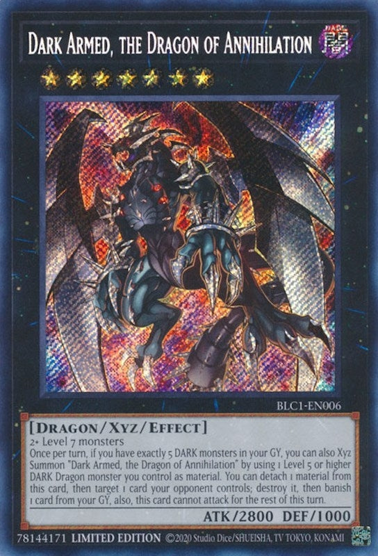Image for Dark Armed, the Dragon of Annihilation (Battles of Legend: Chapter 1) (BLC1-EN006) - YuGiOh