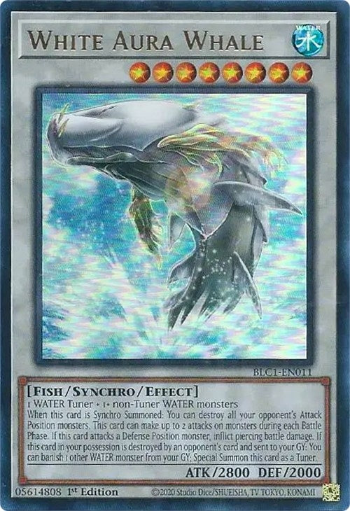 Image for White Aura Whale (Battles of Legend: Chapter 1) (BLC1-EN011) - YuGiOh