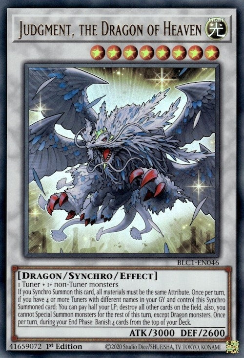 Image for Judgment, the Dragon of Heaven (Battles of Legend: Chapter 1) (BLC1-EN046) - YuGiOh