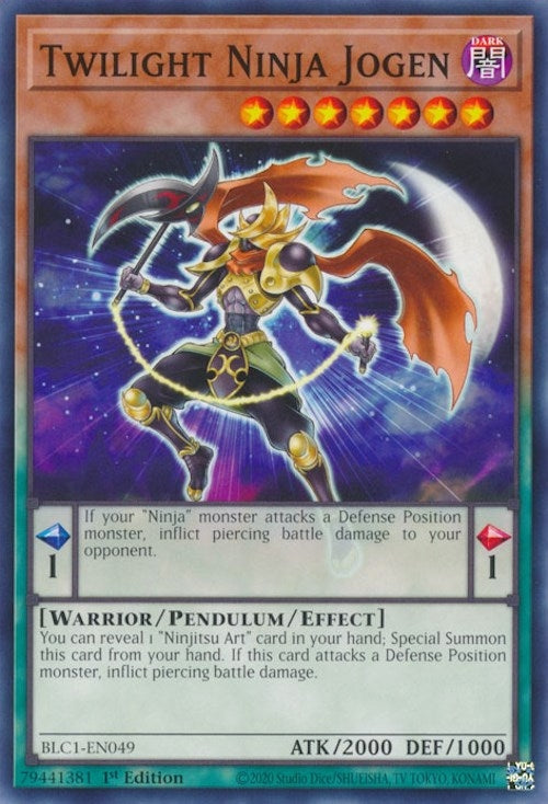 Image for Twilight Ninja Jogen (Battles of Legend: Chapter 1) (BLC1-EN049) - YuGiOh