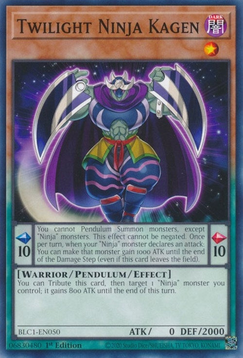 Image for Twilight Ninja Kagen (Battles of Legend: Chapter 1) (BLC1-EN050) - YuGiOh