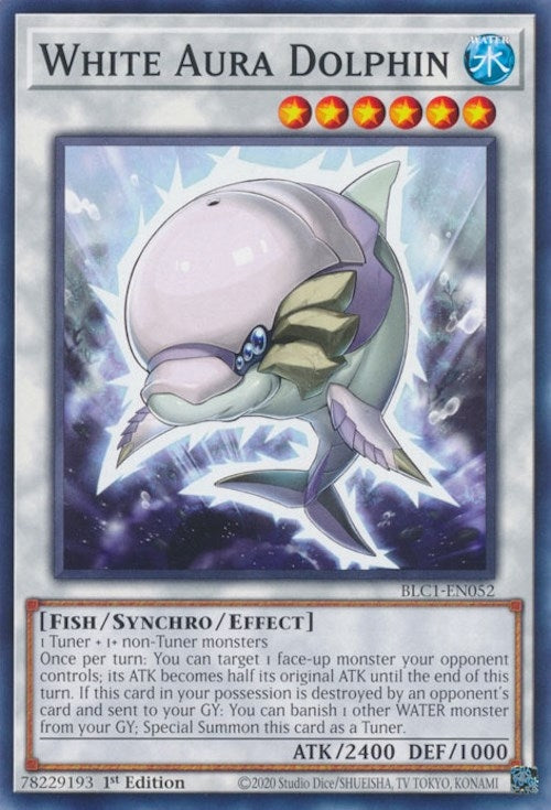 Image for White Aura Dolphin (Battles of Legend: Chapter 1) (BLC1-EN052) - YuGiOh
