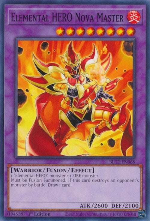 Image for Elemental HERO Nova Master (Battles of Legend: Chapter 1) (BLC1-EN068) - YuGiOh