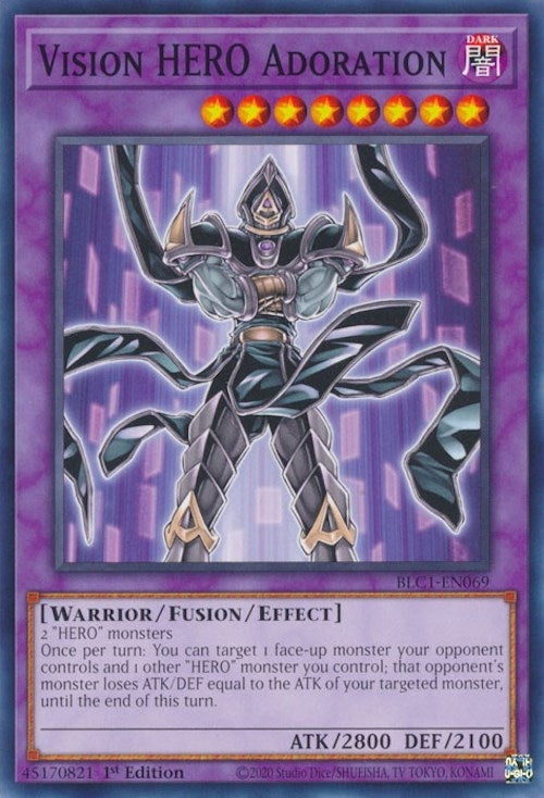 Image for Vision HERO Adoration (Battles of Legend: Chapter 1) (BLC1-EN069) - YuGiOh