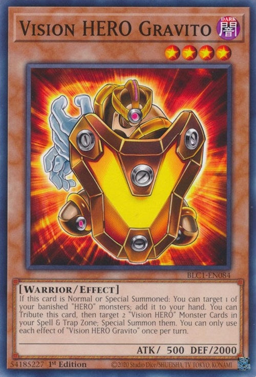 Image for Vision HERO Gravito (Battles of Legend: Chapter 1) (BLC1-EN084) - YuGiOh