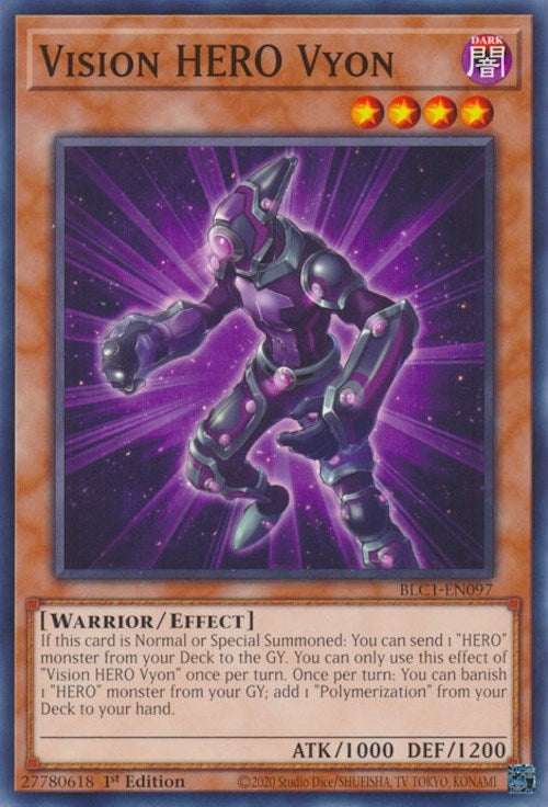 Image for Vision HERO Vyon (Battles of Legend: Chapter 1) (BLC1-EN097) - YuGiOh
