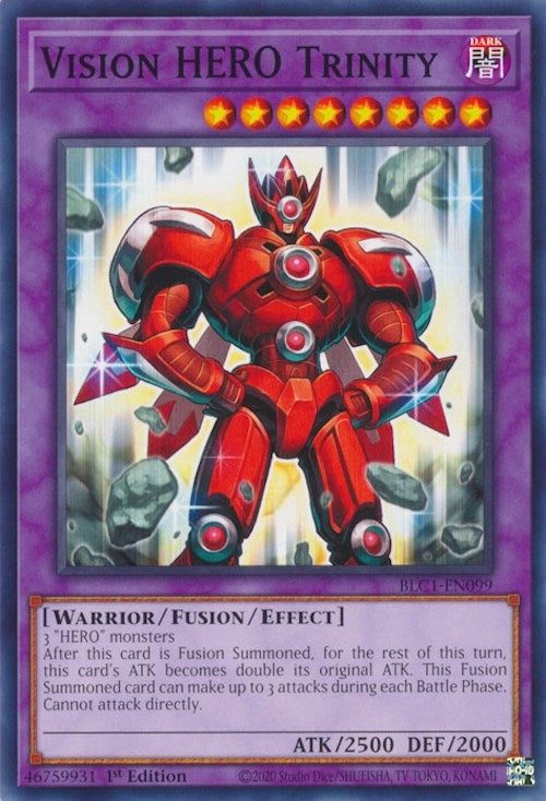 Image for Vision HERO Trinity (Battles of Legend: Chapter 1) (BLC1-EN099) - YuGiOh