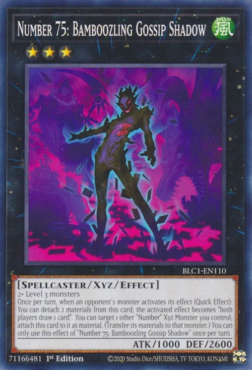Image for Number 75: Bamboozling Gossip Shadow (Battles of Legend: Chapter 1) (BLC1-EN110) - YuGiOh