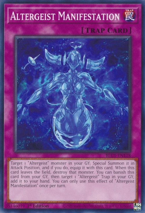 Image for Altergeist Manifestation (Battles of Legend: Chapter 1) (BLC1-EN118) - YuGiOh