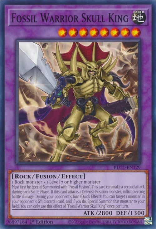 Image for Fossil Warrior Skull King (Battles of Legend: Chapter 1) (BLC1-EN129) - YuGiOh