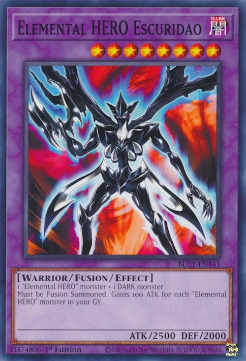 Image for Elemental HERO Escuridao (Battles of Legend: Chapter 1) (BLC1-EN141) - YuGiOh