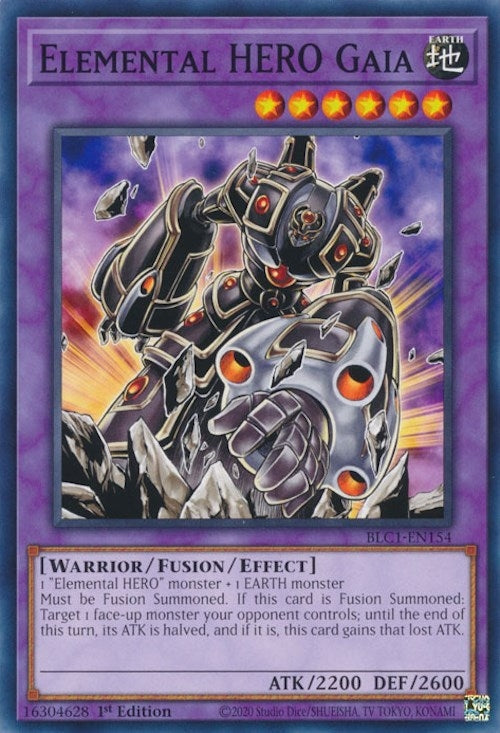 Image for Elemental HERO Gaia (Battles of Legend: Chapter 1) (BLC1-EN154) - YuGiOh