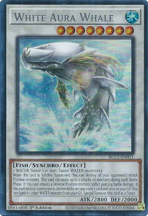 Image for White Aura Whale (Silver) (Battles of Legend: Chapter 1) (BLC1-EN011) - YuGiOh