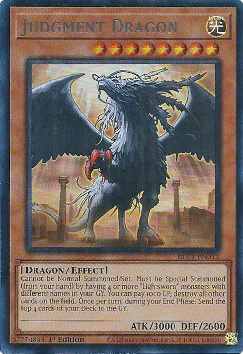 Image for Judgment Dragon (Silver) (Battles of Legend: Chapter 1) (BLC1-EN012) - YuGiOh