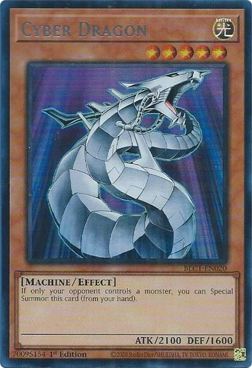 Image for Cyber Dragon (Silver) (Battles of Legend: Chapter 1) (BLC1-EN020) - YuGiOh