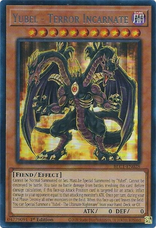 Image for Yubel - Terror Incarnate (Silver) (Battles of Legend: Chapter 1) (BLC1-EN028) - YuGiOh