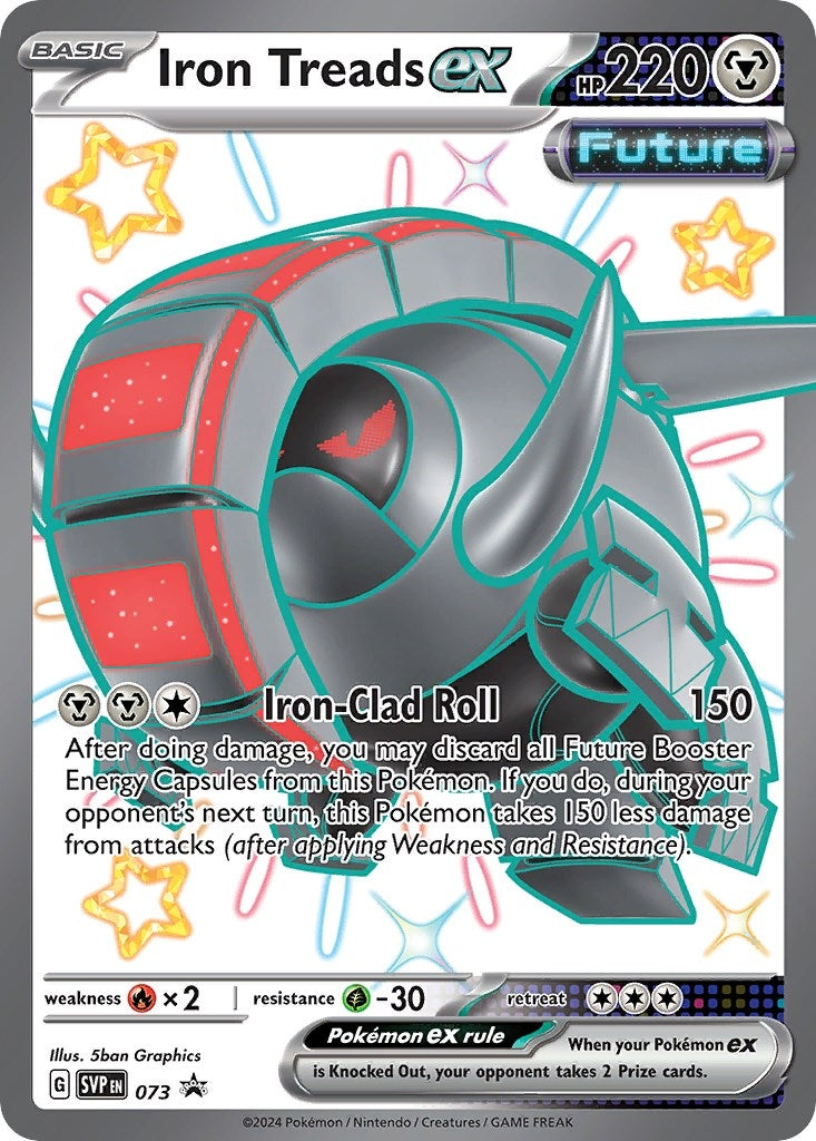 Image for Iron Treads ex - 073 (SV: Scarlet & Violet Promo Cards) (073) - Pokemon