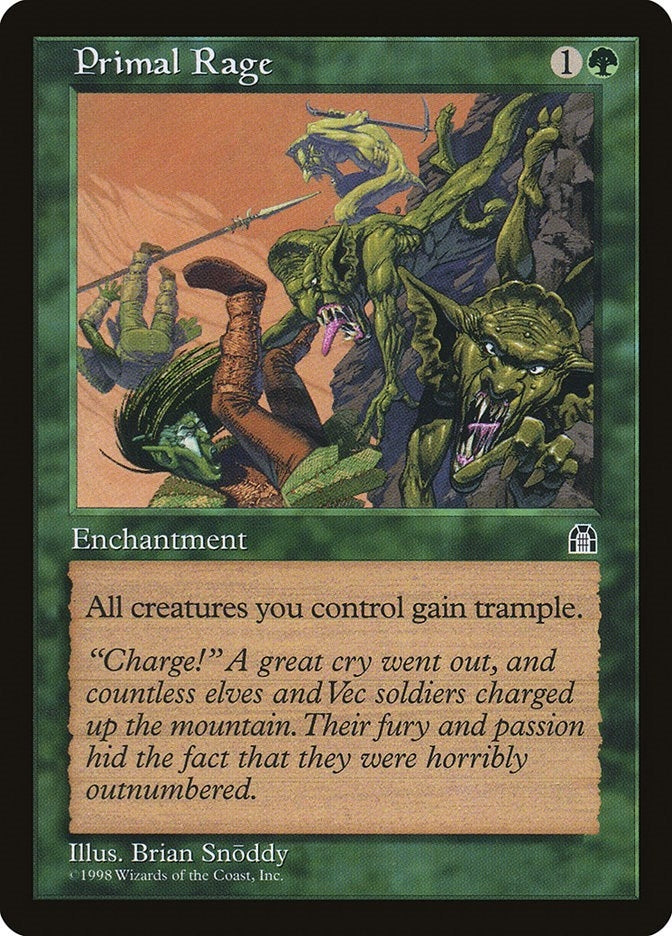 Image for Primal Rage (Stronghold) - Magic: The Gathering