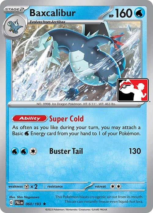 Image for Baxcalibur (Prize Pack Series Cards) (060/193) - Pokemon