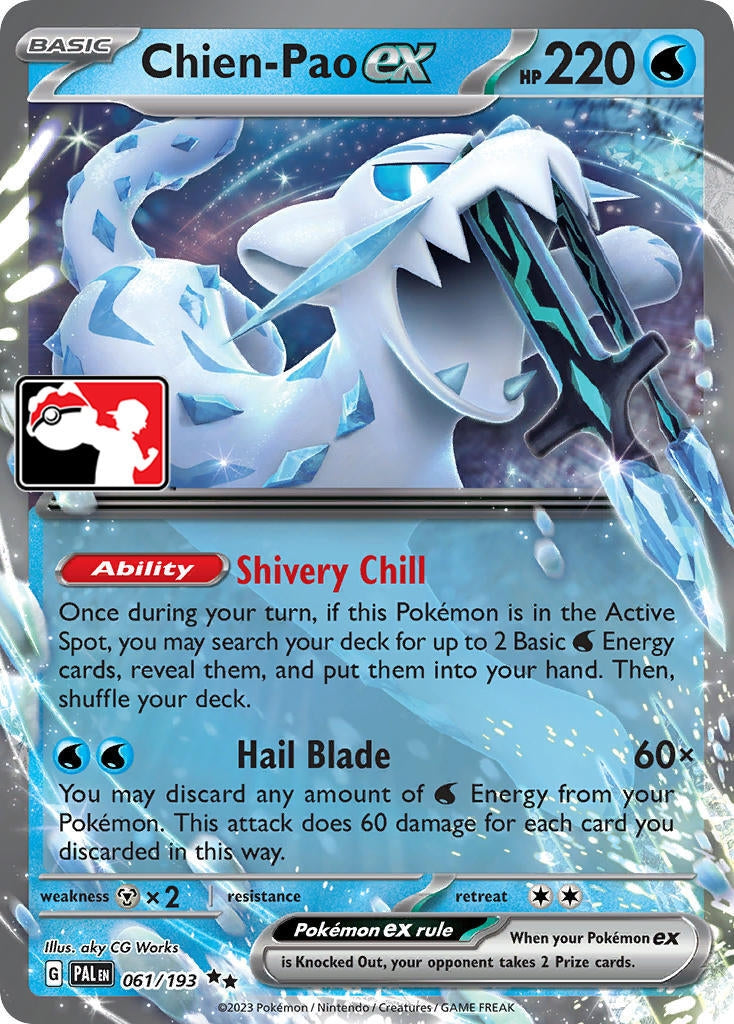 Image for Chien-Pao ex (Prize Pack Series Cards) (061/193) - Pokemon