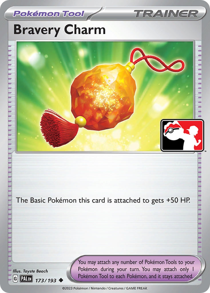 Image for Bravery Charm (Prize Pack Series Cards) (173/193) - Pokemon