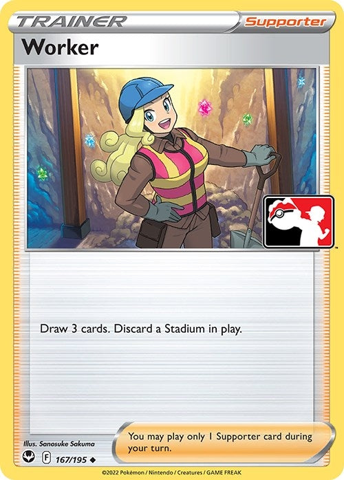 Image for Worker (Prize Pack Series Cards) (167/195) - Pokemon