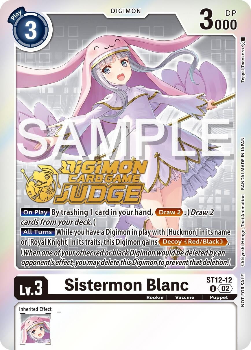 Image for Sistermon Blanc (Judge Pack 5) (ST12-12 U) [Starter Deck 12: Jesmon]