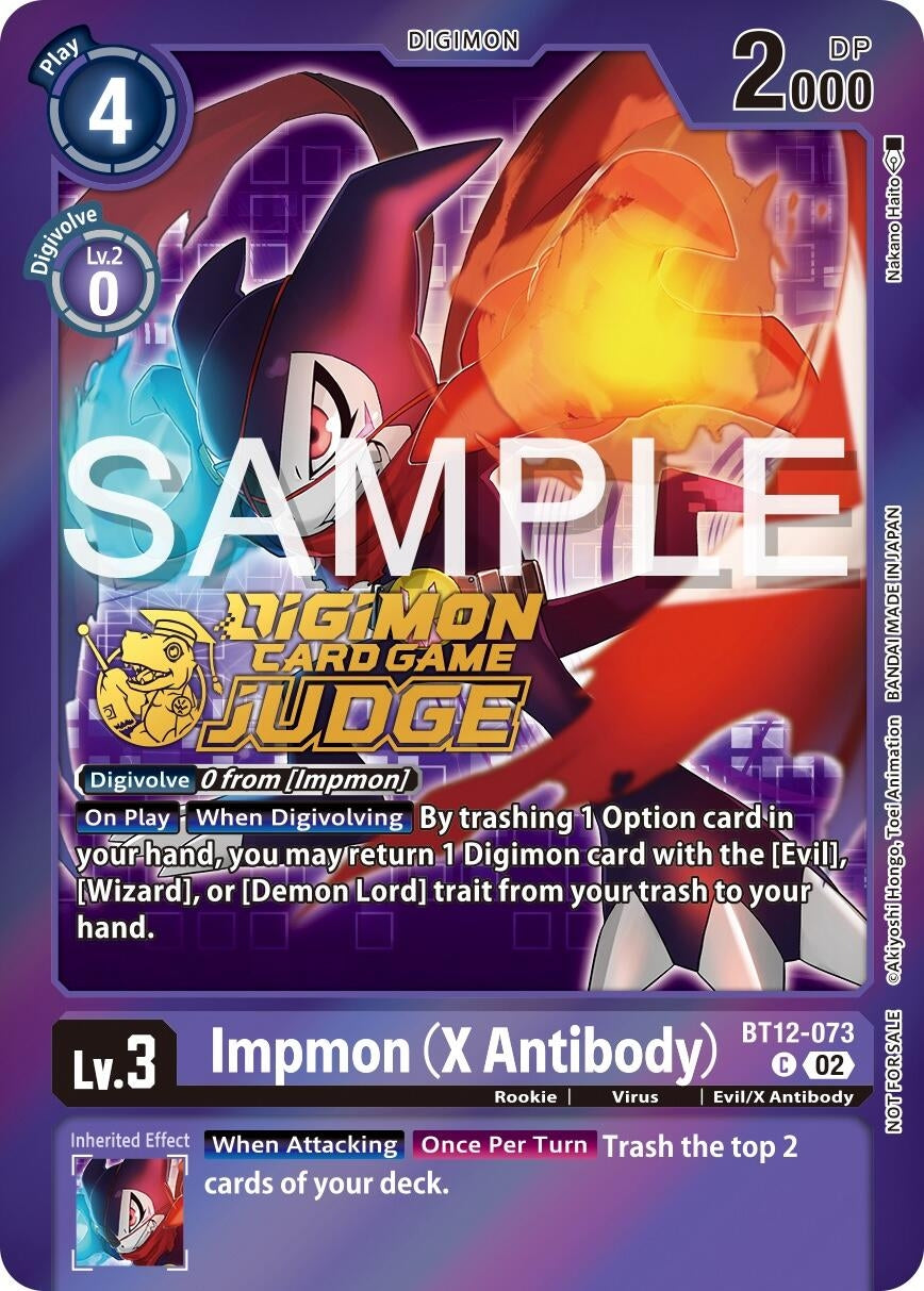 Image for Impmon (X Antibody) (Judge Pack 5) (BT12) (12073)