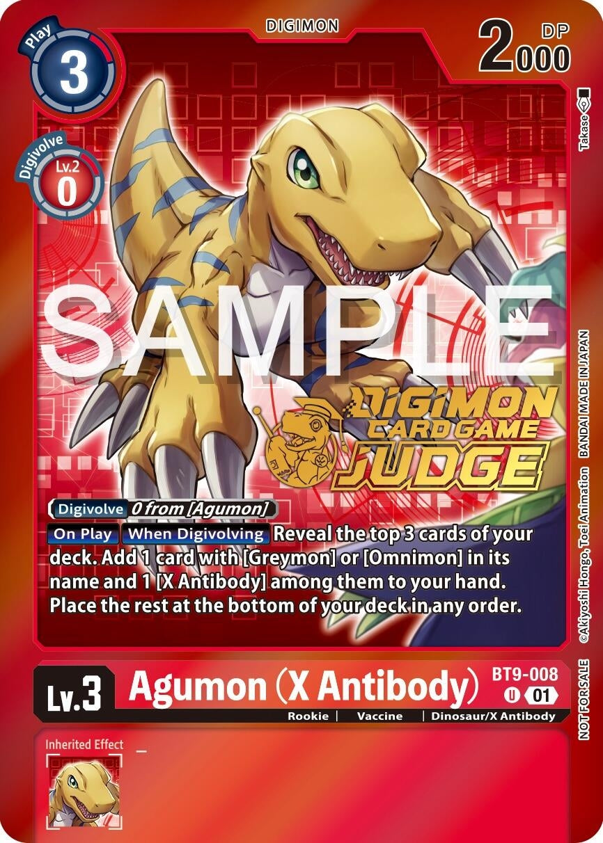 Image for Agumon (X Antibody) (Judge Pack 5) (BT09) (9008)