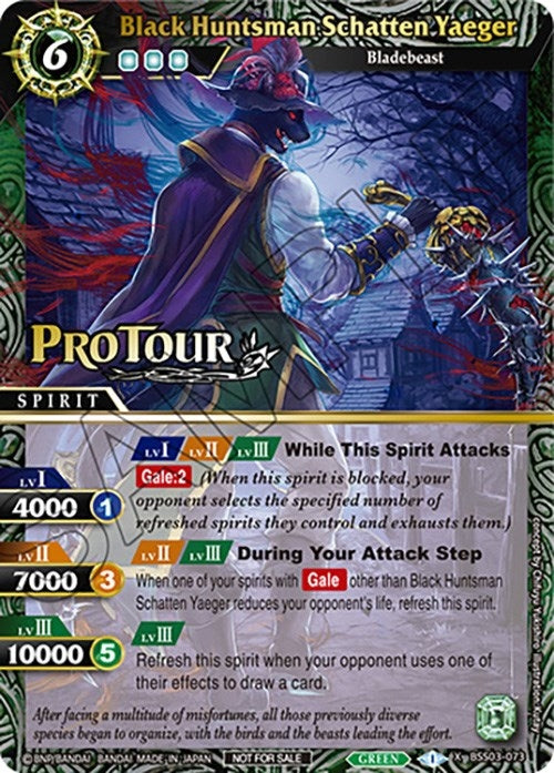 Image for Black Huntsman Schatten Yaeger (X Rare Special Pack Vol. 3) (Battle Spirits Saga Promo Cards) (BSS03-073) - Battle Spirits Saga