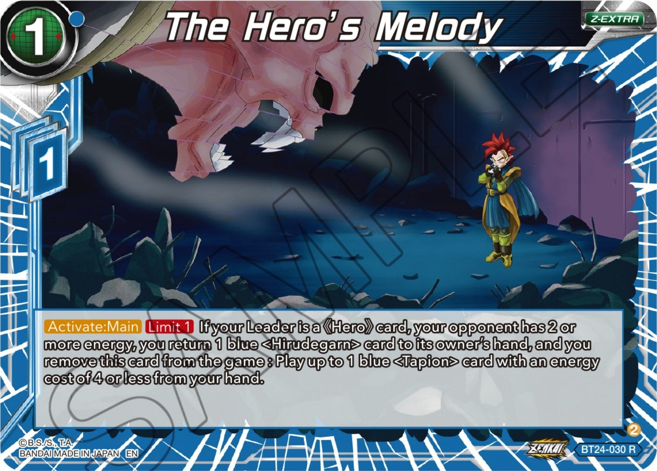 Image for The Hero's Melody (Beyond Generations) (BT24-030) - Dragon Ball Super: Masters