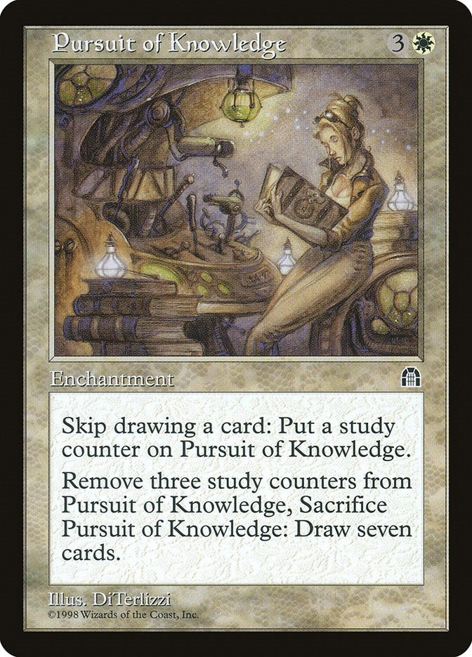 Image for Pursuit of Knowledge (Stronghold) - Magic: The Gathering
