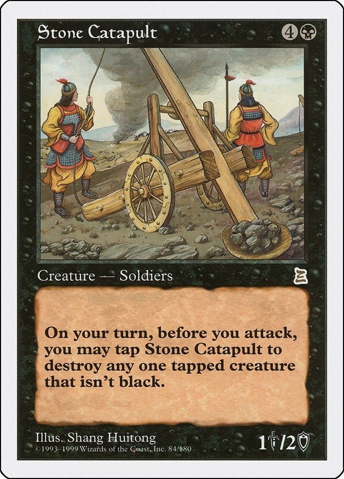 Image for Stone Catapult (Portal Three Kingdoms) (84) - Magic: The Gathering