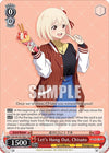 Image for Let's Hang Out, Chisato (Lycoris Recoil) (LRC/W105-TE01 TD) - Weiss Schwarz