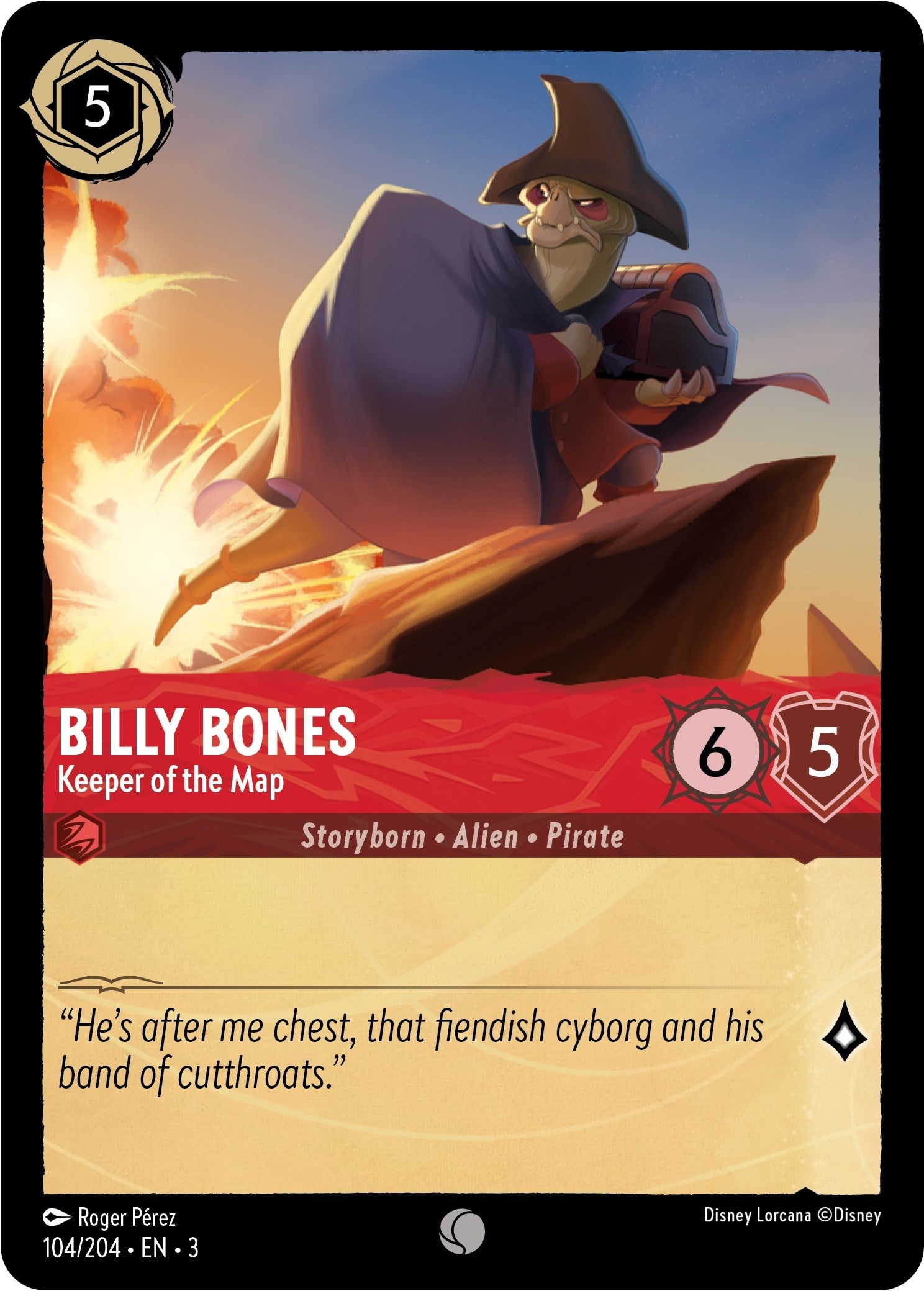 Image for Billy Bones - Keeper of the Map (3) (104)