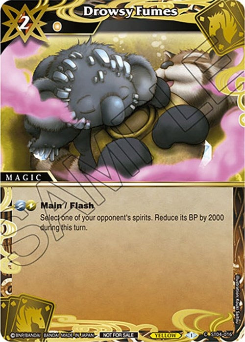 Image for Drowsy Fumes (Finalist Card Set Vol. 4) (Launch & Event Promos) (ST04-016) - Battle Spirits Saga