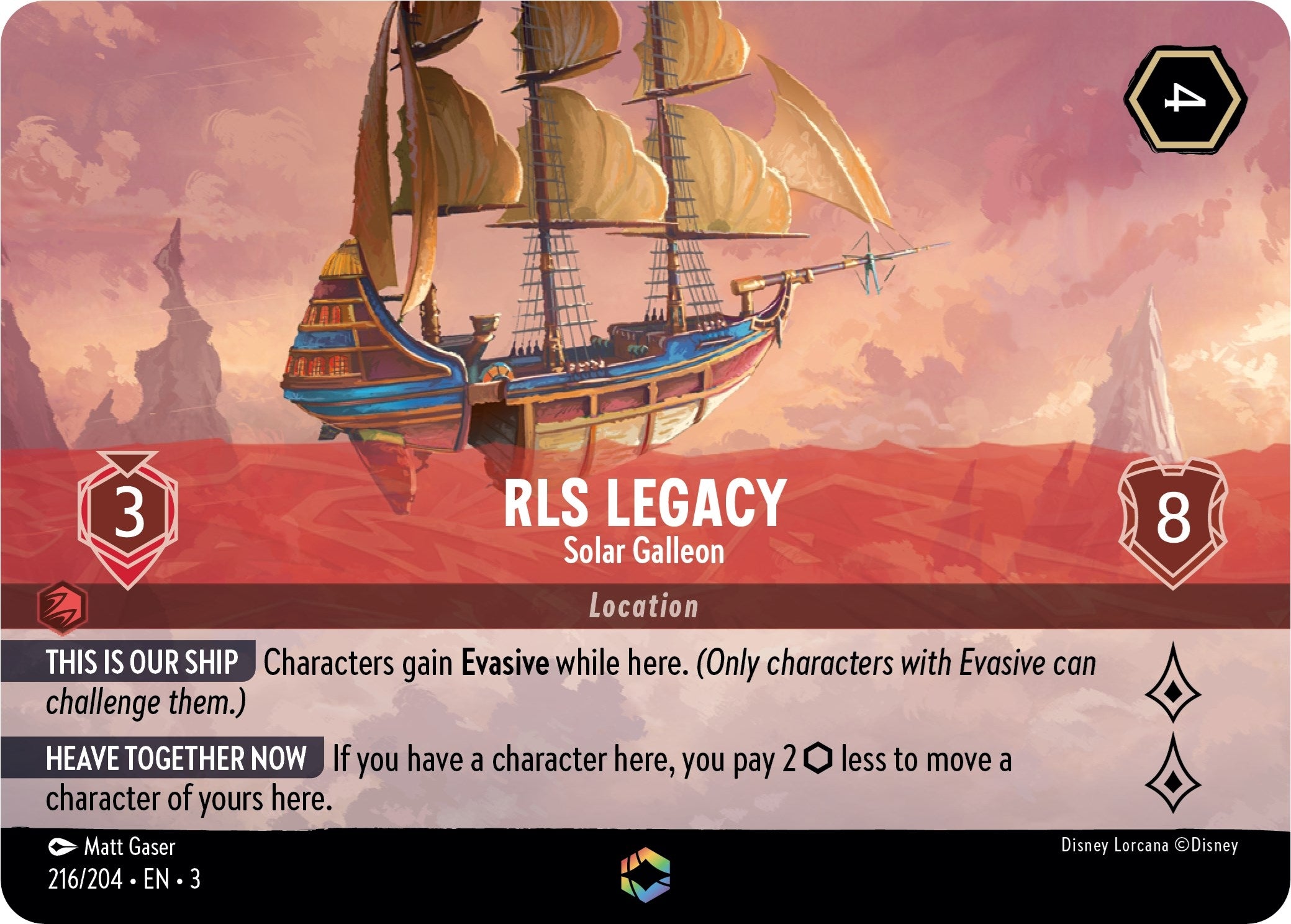 Image for RLS Legacy - Solar Galleon (Enchanted) (3) (216)